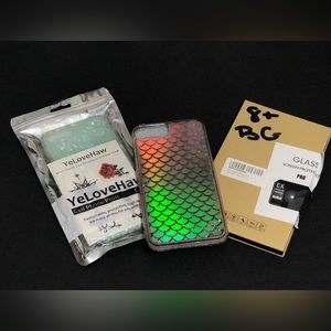 2 iPhone 8 Plus Cases & 1 Back Screen Protector